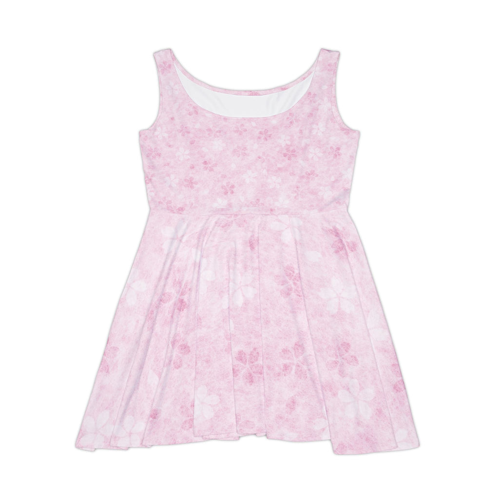 Pink Cherry Blossom Skater Dress