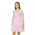 Pink Cherry Blossom Skater Dress