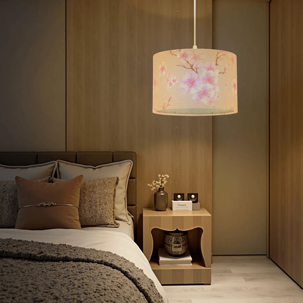 Cherry Blossom Drum Chandelier