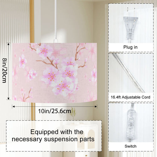 Cherry Blossom Drum Chandelier