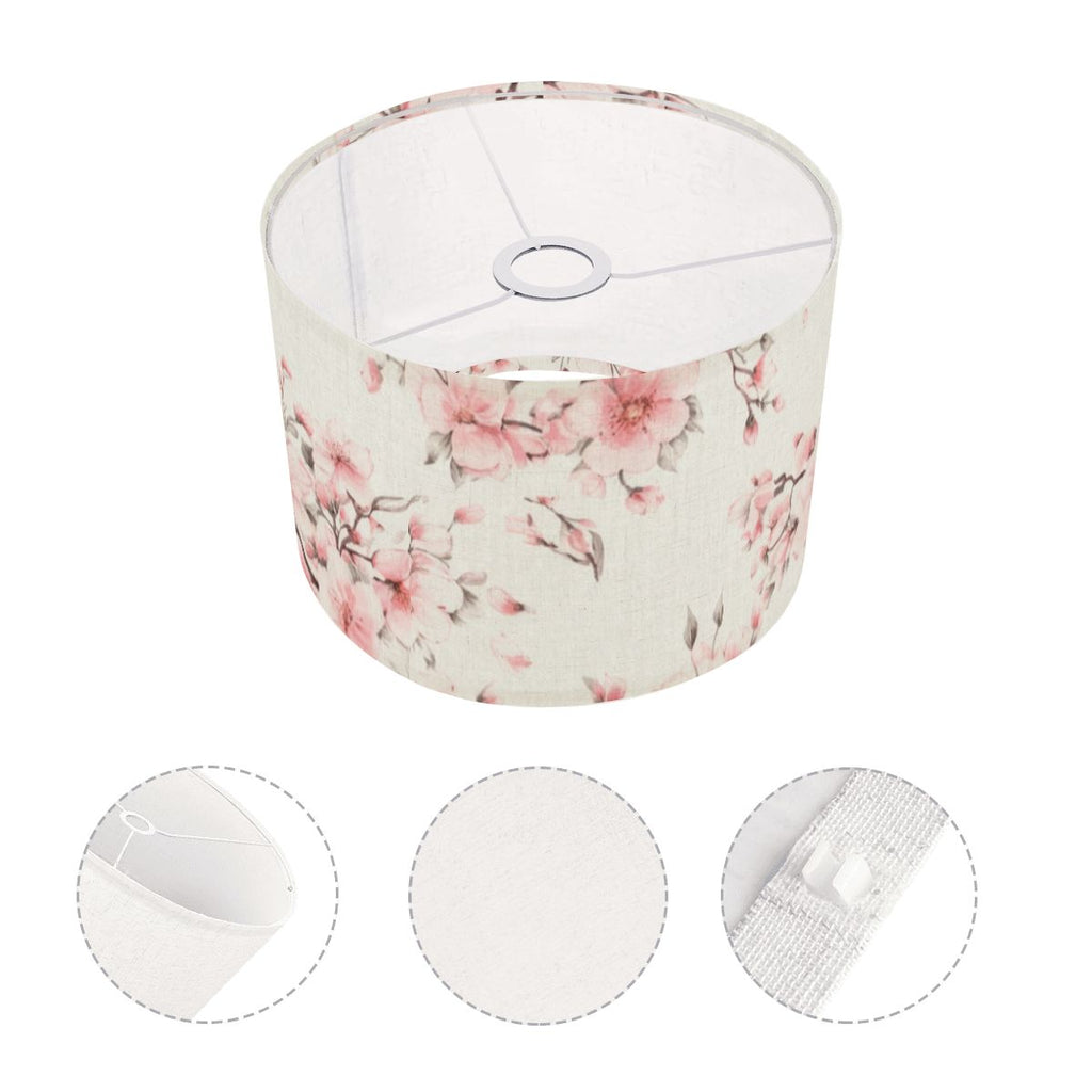 Cherry Blossom Arc Floor Lamp Shade with Ring